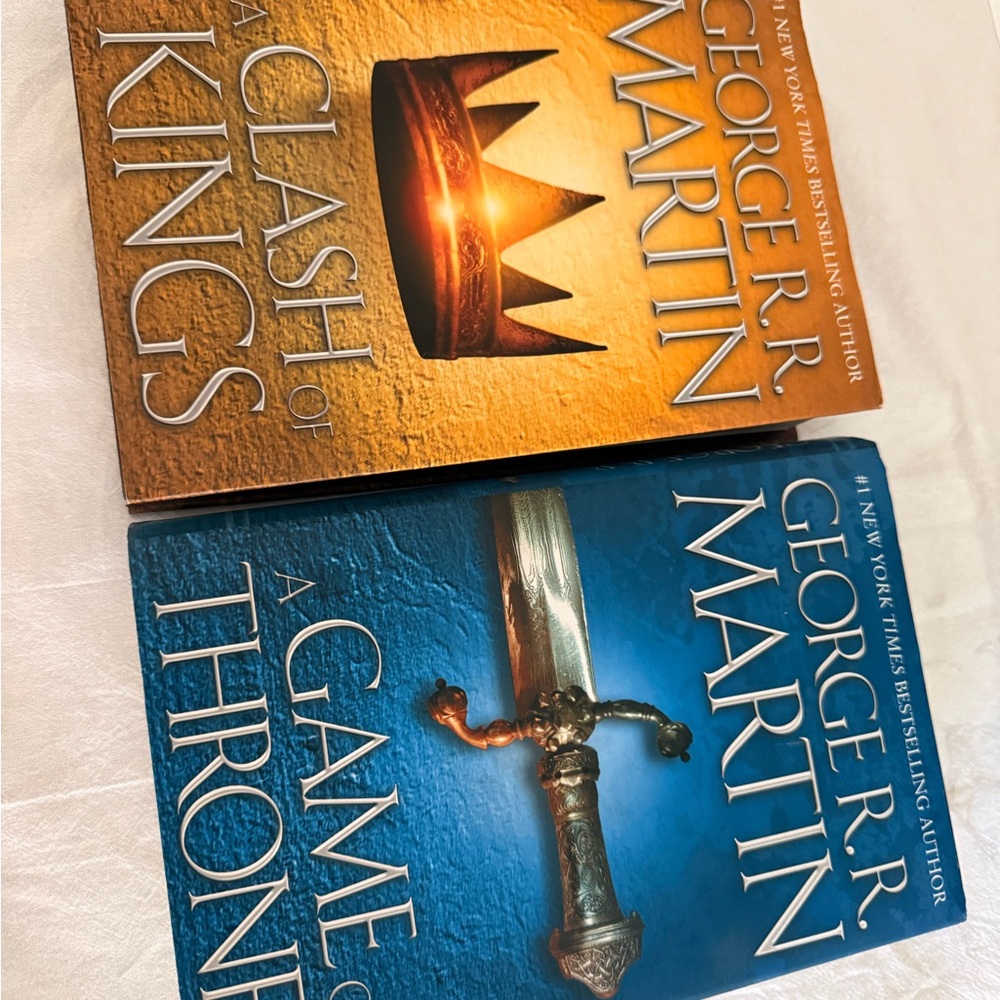 A Game of Thrones and A Clash of Kings Books